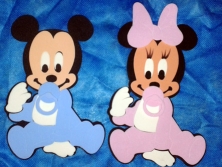 Cod.EN024 - Mickey e Minnie Baby Corpinho